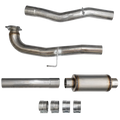 2017-2023 Duramax 4" SS CAT & DPF Race Pipe - w/ Muffler (DDC-3GM17M)