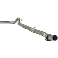2020-2022 Powerstroke 5" Downpipe Back Exhaust - No Muffler SS (522035)