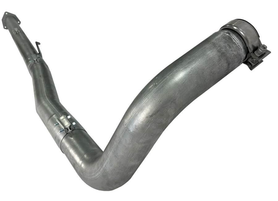 2023-2024 Powerstroke 4" Turbo Back Race Pipe - No Muffler (421042)