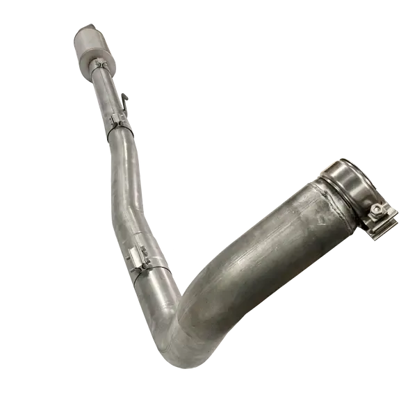 2023-2026 Powerstroke 4" Turbo Back Race Pipe w/ Muffler (421041)