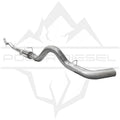 2017-2026 Duramax 6.6L 5" SS Downpipe Back Exhaust - with Muffler