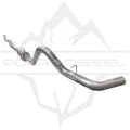 2017-2026 Duramax 6.6L 4" SS Downpipe Back Exhaust - w/ Muffler