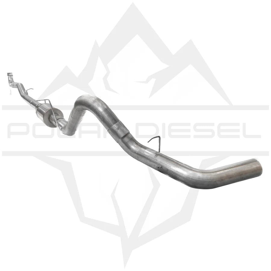 2017-2026 Duramax 6.6L 4" SS Downpipe Back Exhaust - w/ Muffler
