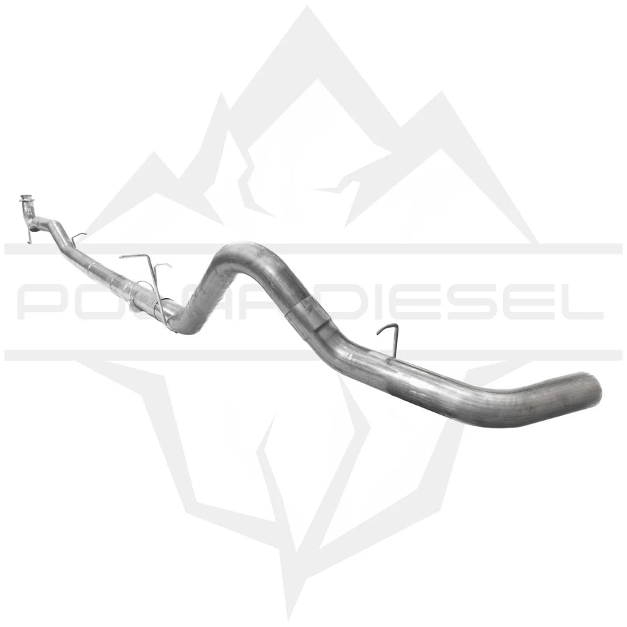 2017-2026 Duramax 6.6L 4" SS Downpipe Back Exhaust - No Muffler