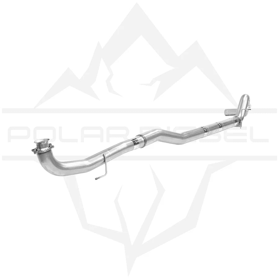 2017-2026 Duramax 6.6L 5" 304SS Downpipe Back Exhaust - No Muffler